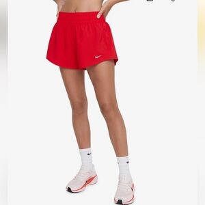 Nike Women's Bright Red Athletic Shorts